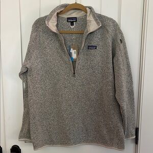 Patagonia Gray Zip Up Sweater Fleece